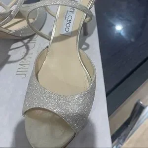 Jimmy Choo | Shoes | Jimmy Choo Emsy 85 Platinum Ice Dusty